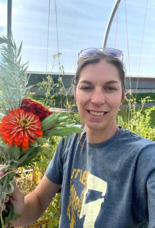 Brittany Layman, Vice Chair of Maine School Garden Network's Board of Directors