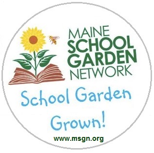 Round "School Garden Grown!" Sticker